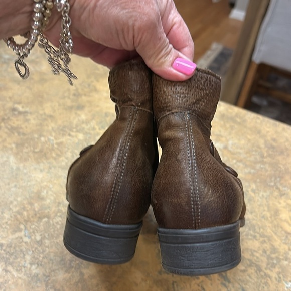 Miz Mooz Sallie Brown Distressed Bootie - Picture 7 of 12